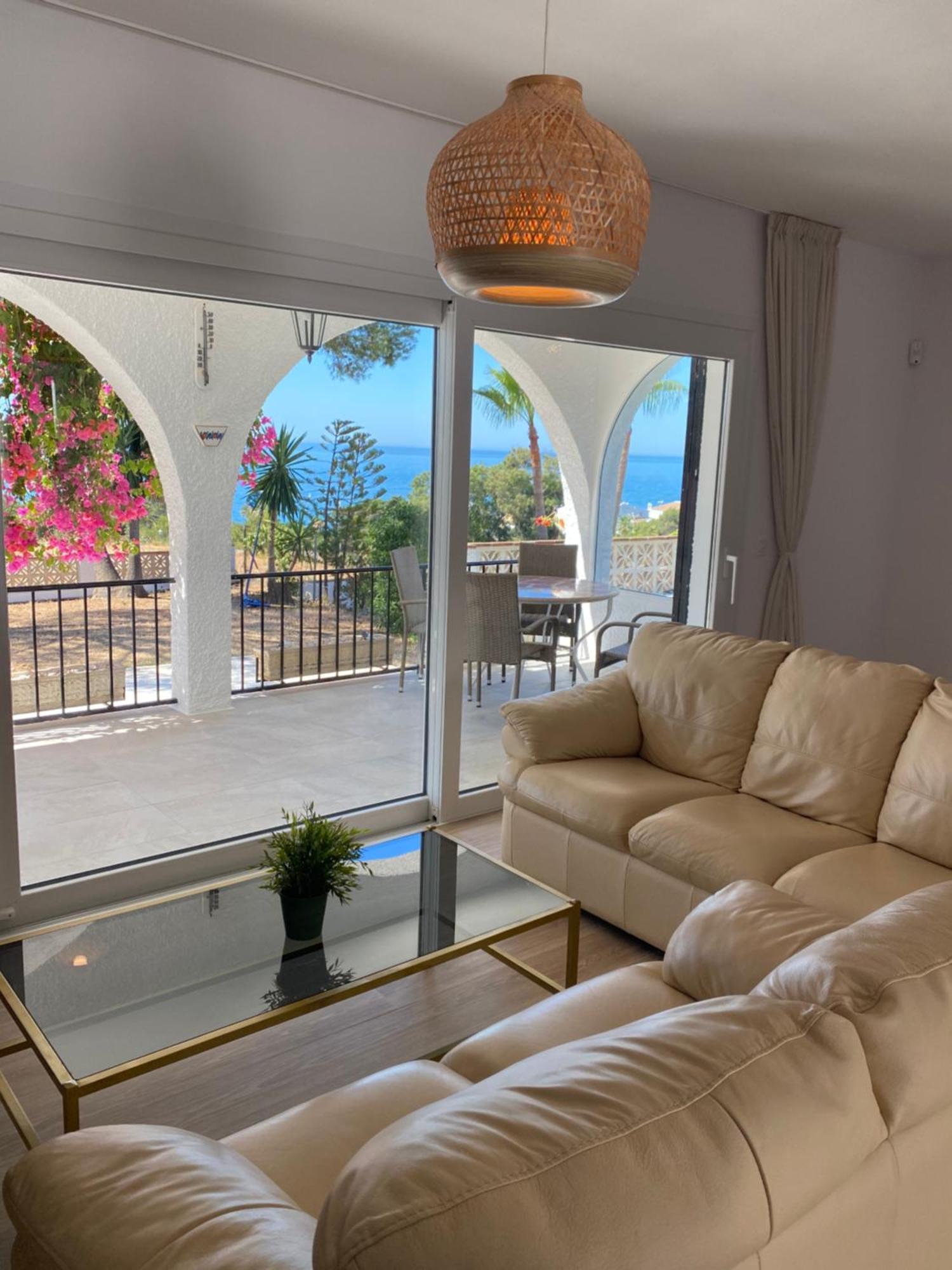 Independent Villa Beach House El Bosque La Cala De Mijas Luaran gambar