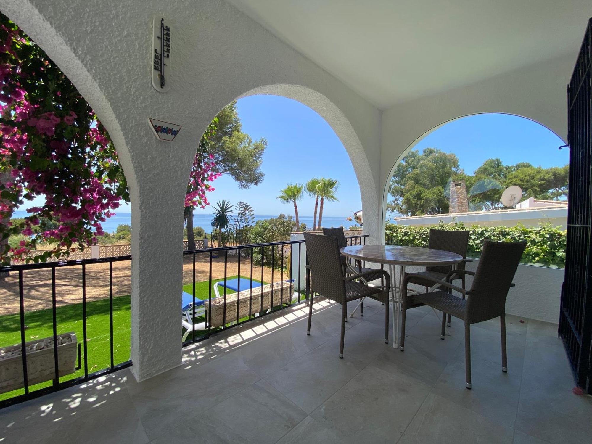 Independent Villa Beach House El Bosque La Cala De Mijas Luaran gambar